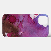 Lila Aquarellbilder Case-Mate iPhone Hülle (Rückseite (Horizontal))