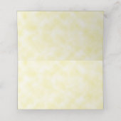 Lila Aquarellblume Platzkarte (Innenseite Aufgefaltet)