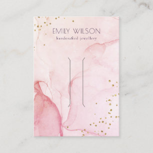 Lila Aquarellfarben-Haarschnitt-Display Visitenkarte