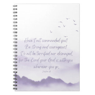 Lila Aquarellgebirge Notizblock