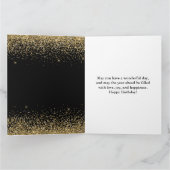 Lila Aquarellkleid Sweet 16 Geburtstagkarte Karte (Innenseite)