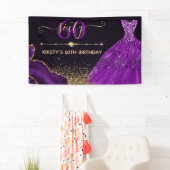 Lila Aquarellkleid zum Geburtstag Banner (Insitu)