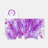 Lila Aquarellkunst danke Geschenkboxen Geschenkschachtel (Ungefaltet)