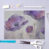 Lila Aquarellpfeifen Seidenpapier (Handwerk)