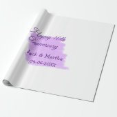 Lila Aquarellplatz, modern 10 Jahre alt Geschenkpapier (Ungerollt)