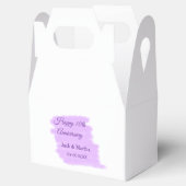 Lila Aquarellplatz, modern 10 Jahre alt Geschenkschachtel (Geöffnet)