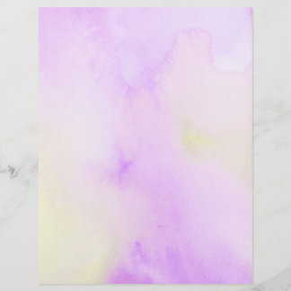 Lila Aquarellseite