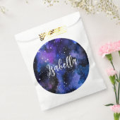 Lila Aquarelluniversum Geschenktütchen (Versiegelt)