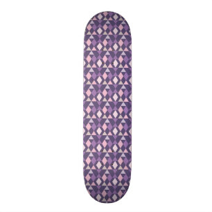 Lila arabisches geometrisches Muster Skateboard