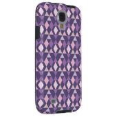 Lila Arabisches Geometrismuster Case-Mate Samsung Galaxy Hülle (Rückseite/rechts)