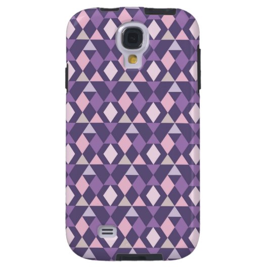 Lila Arabisches Geometrismuster Case-Mate Samsung Galaxy Hülle (Rückseite)