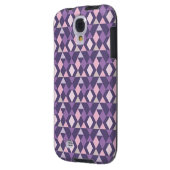 Lila Arabisches Geometrismuster Case-Mate Samsung Galaxy Hülle (Rückseite Links)