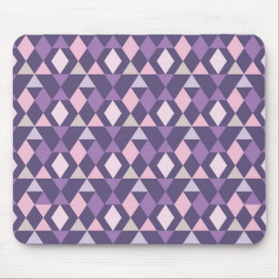 Lila Arabisches Geometrismuster Mousepad