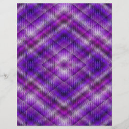 Lila Argyle-Massen-Scrapbook-Papier-Seiten Flyer