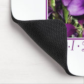 lila arizona Blume mousepad (Ecke)