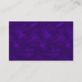 Lila Art-Déco-China Seide-Visitenkarte Visitenkarte (Rückseite)
