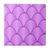 Lila Art Deco Design Fliese (Vorderseite)