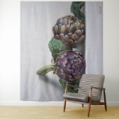Lila Artischocken Hyperrealismus Malerei Wandteppich (Beispiel)