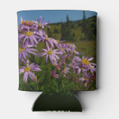 Lila Aster-Blume auf dem Rainier Dosenkühler (Rückseite)