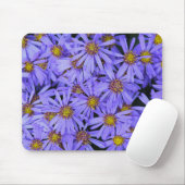 Lila Aster-Blume im RHS Garden Wisley Mousepad (Mit Mouse)