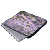 Lila Aster-Blume Laptopschutzhülle (Vorne Knopf)