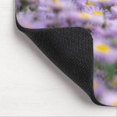 Lila Aster-Blume Mousepad (Ecke)