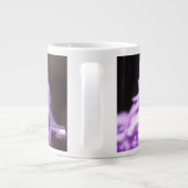 Lila Aster Jumbo Tasse (Rückseite)
