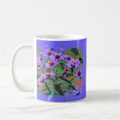 lila Aster-Kaffee-Tasse Kaffeetasse (Links)