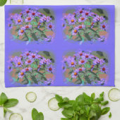 lila Aster Küchentuch (Gefaltet)