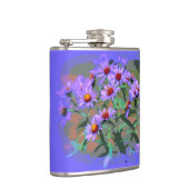 lila Asterflasche Flachmann (Rechts)