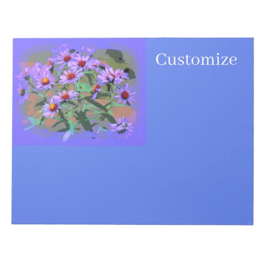 Lila Asters Thunder_Cove Notizblock (Vorderseite)