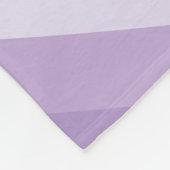 Lila Ästhetik Groovy Wiederholung Herz Muster Fleecedecke (Ecke)