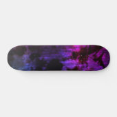 Lila Ästhetik Hot Pink Black Goth Skateboard (Horizontal)