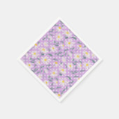 LILA ÄSTHETISCHE FRÜHSTÜCK-TÄGLICHKEIT SERVIETTE (Ecke)