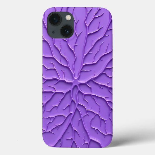 Lila ästhetische geprägte iPhone-Hülle Case-Mate iPhone Hülle (Rückseite)