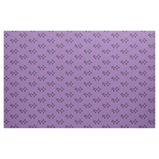 Lila ästhetisches Sternmuster Stoff (Fat Quarter (45,7 x 55,9 cm))