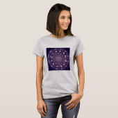 Lila Astrologie T-Shirt (Vorne ganz)
