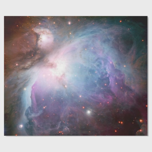 Lila Astronomie im Orion-Nebel Geschenkpapier (Flach)