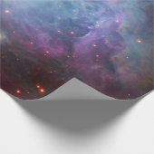 Lila Astronomie im Orion-Nebel Geschenkpapier (Ecke)