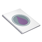 Lila ätherische Öle Notizblock (Rechte Seite)