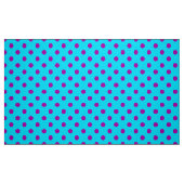 Lila auf blauem Punkte-Muster-Design Stoff (Fat Quarter (45,7 x 55,9 cm))