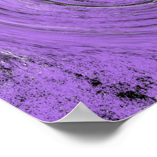 Lila auf Lila Postern Poster (Ecke)