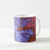 Lila auf Red Paintball Kaffeetasse (VorderseiteRechts)