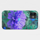 Lila auf Türkis Zinnia iPhone 5 Fall Case-Mate iPhone Hülle (Rückseite (Horizontal))