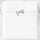 Lila Aufkleber (Tasche)