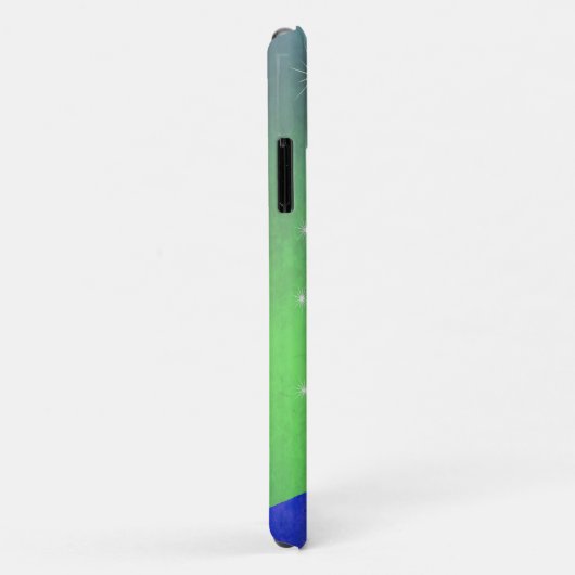 Lila Aufzuchtpferd V (Sterne) Case-Mate iPhone Hülle (Hinten/Rechts)