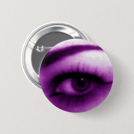 Lila Auge Button (Vorne & Hinten)
