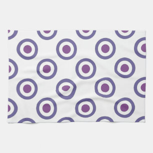 Lila Auge Küchentuch