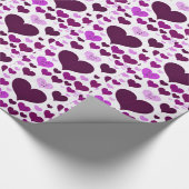 Lila, Augen der Liebe_ Geschenkpapier (Ecke)