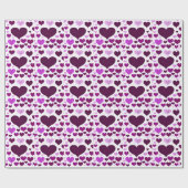 Lila, Augen der Liebe_ Geschenkpapier (Flach)